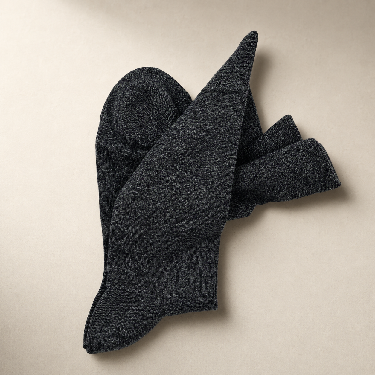 TUVEN Everyday — black bamboo sock composition